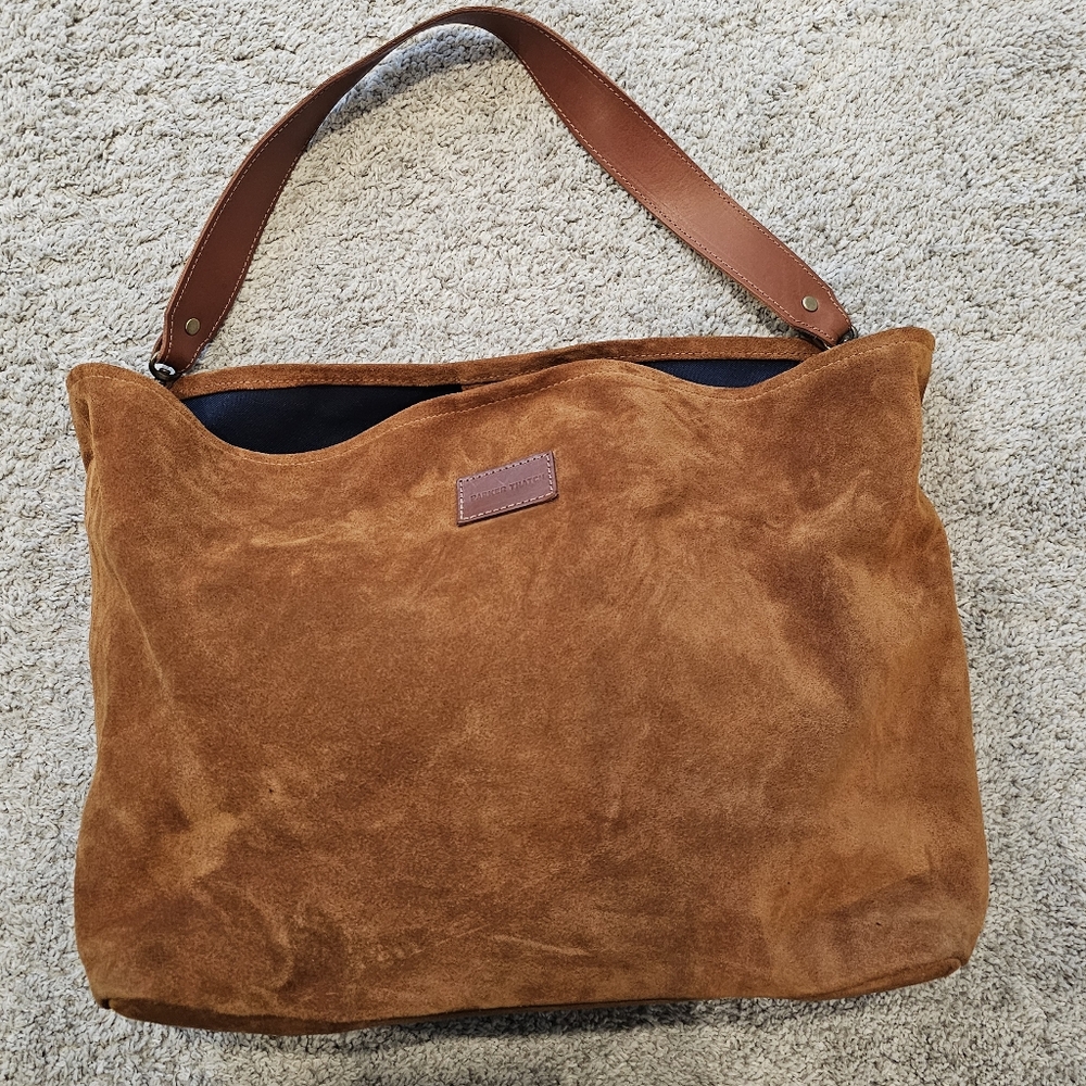 Parker Thatch Suede Shoulder Bag